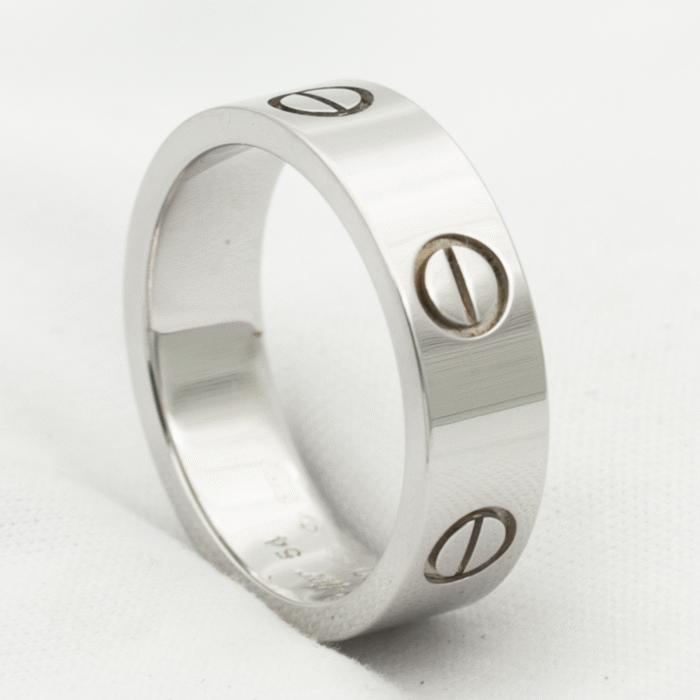 【Valerone Jewelry】LOVE RING 5.5MM NO DIAMOND - Image 4