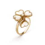 【Valeron Jewelry】SWEET CLOVER WHITE MOP RING