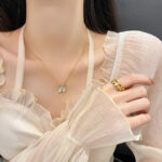 【Valleron Jewelry】FLOWER DIAMOND NECKLACE - Image 3