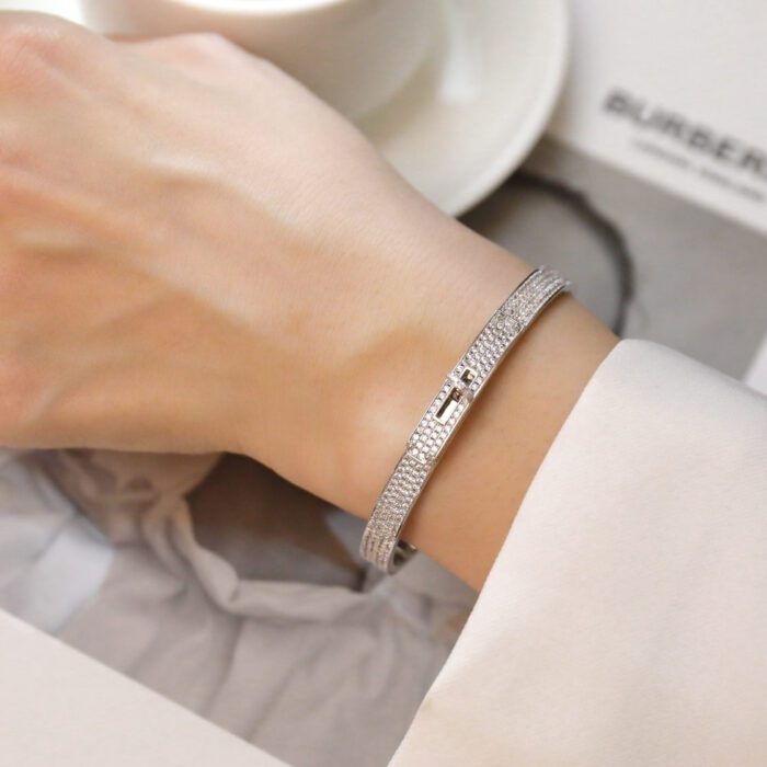 【Valerone Jewelry】KELLY BRACELET DIAMOND PAVED - Image 12