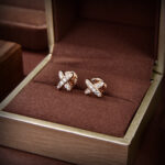 【Valeron Jewelry】JEUX DE GOLD DIAMOND EARRINGS - Image 2