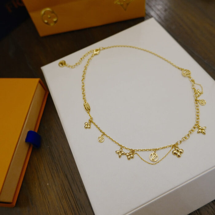 【Valleron Jewelry】BLOOMING SUPPLE NECKLACE BRASS - Image 2