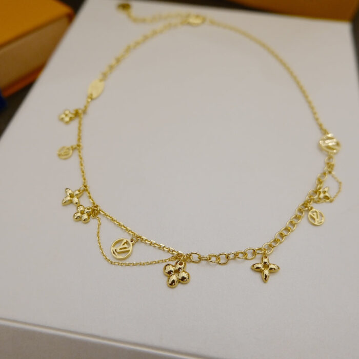 【Valleron Jewelry】BLOOMING SUPPLE NECKLACE BRASS - Image 3