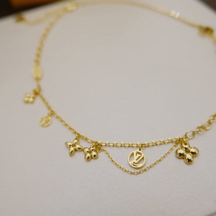 【Valleron Jewelry】BLOOMING SUPPLE NECKLACE BRASS - Image 4