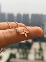 【Valleron Jewelry】BLOSSOM PENDANT PINK GOLD AND DIAMOND - Image 9