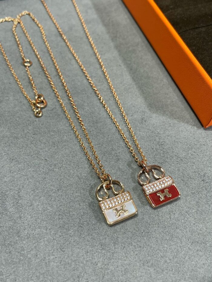 【Valleron Jewelry】H CIRCE MOISSANITE PENDANT NECKLACE GOLD - Image 3