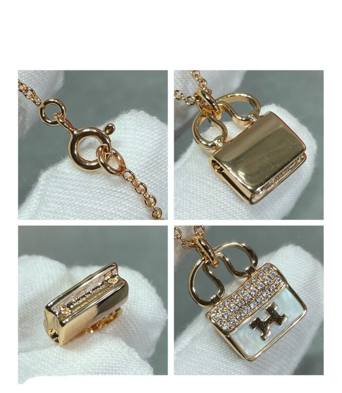 【Valleron Jewelry】H CIRCE MOISSANITE PENDANT NECKLACE GOLD - Image 4