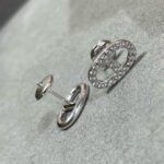【Valeron Jewelry】HM FULL DIAMOND PIG NOSE STUD EARRINGS - Image 6