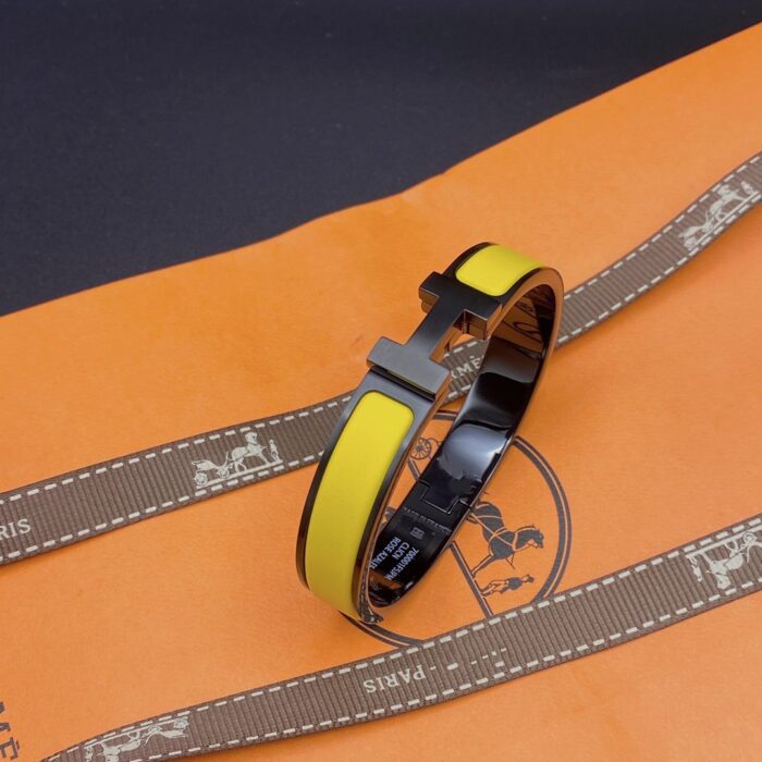 【Valeron Jewelry】CLIC HM SO BLACK YELLOW BRACELET - Image 6