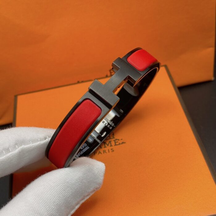 【Valeron Jewelry】CLIC HM SO BLACK RED BRACELET - Image 4