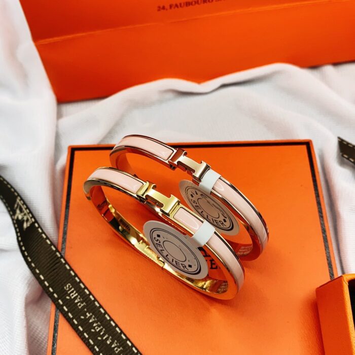 【Valleron Jewelry】CLASSIC HM CLIC  PINK 8MM ENAMEL BRACELET - Image 2