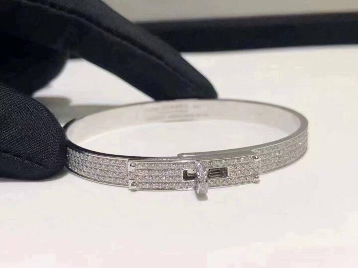 【Valerone Jewelry】HM KELLY BRACELET IN SILVER AND FULL PAVE DIAMOND - Image 4