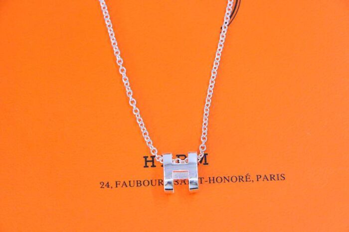 【Valleron Jewelry】HM NECKLACE H LETTER OVAL SERIES - Image 3