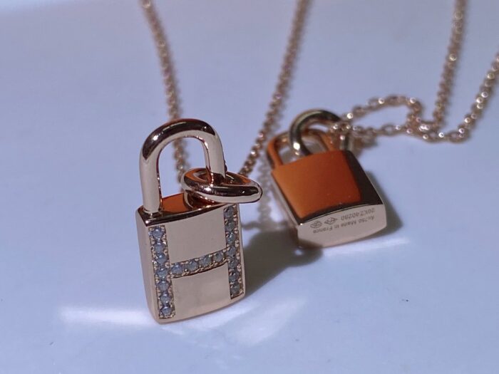 【Valleron Jewelry】HM ADVANCED NICHE LOCK HEAD NECKLACE DIAMONDS - Image 7