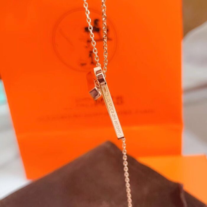 【Valleron Jewelry】HM NECKLACE PLATINUM ROSE GOLD DIAMOND - Image 4