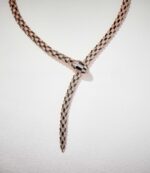 【Valerone Jewelry】High-End Bespoke Black Onyx Serpent Necklace - Image 9