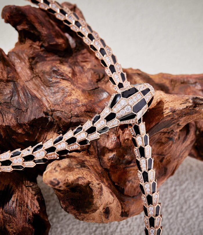 【Valerone Jewelry】High-End Bespoke Black Onyx Serpent Necklace - Image 8