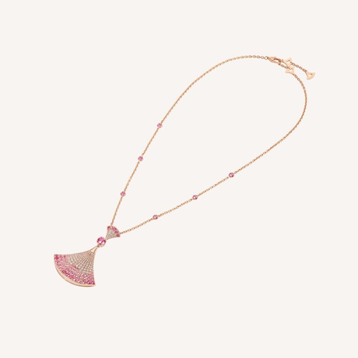 【Valleron Jewelry】DREAM NECKLACK DIAMOND PINK GOLD - Image 1