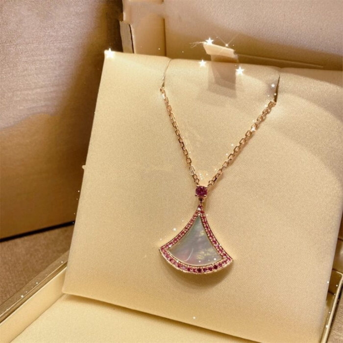 【Valleron Jewelry】DREAM NECKLACE MOP DIAMOND PINK - Image 4