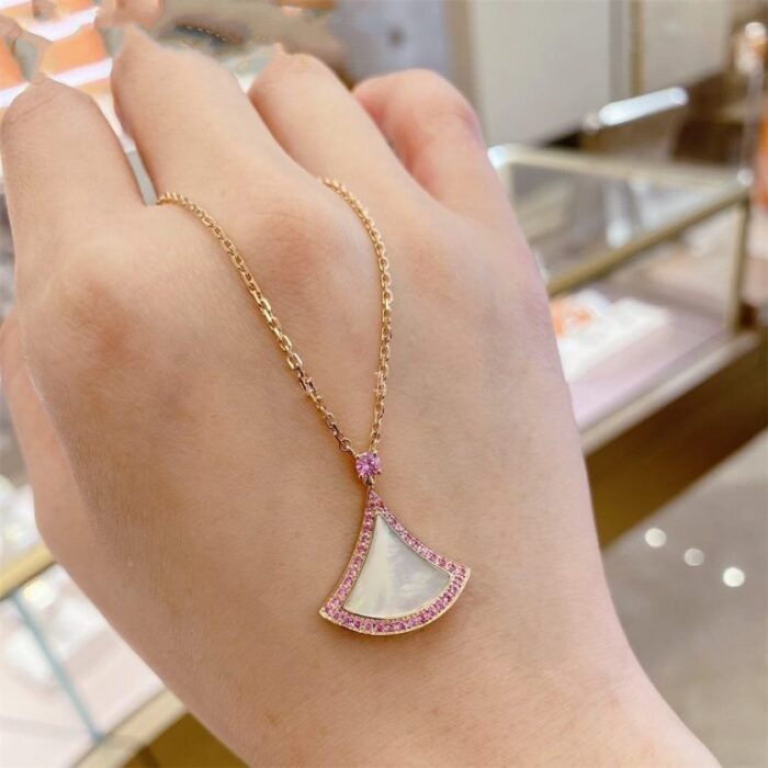 【Valleron Jewelry】DREAM NECKLACE MOP DIAMOND PINK - Image 7