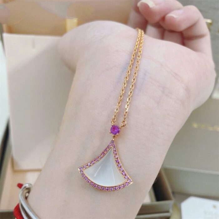【Valleron Jewelry】DREAM NECKLACE MOP DIAMOND PINK - Image 5