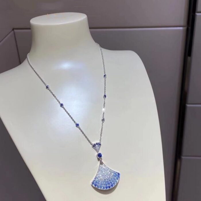 【Valerone Jewelry】DREAM NECKLACE AGATE SILVER DIAMOND - Image 2