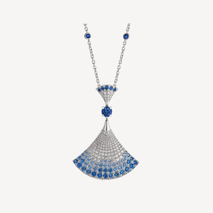 【Valerone Jewelry】DREAM NECKLACE AGATE SILVER DIAMOND - Image 1