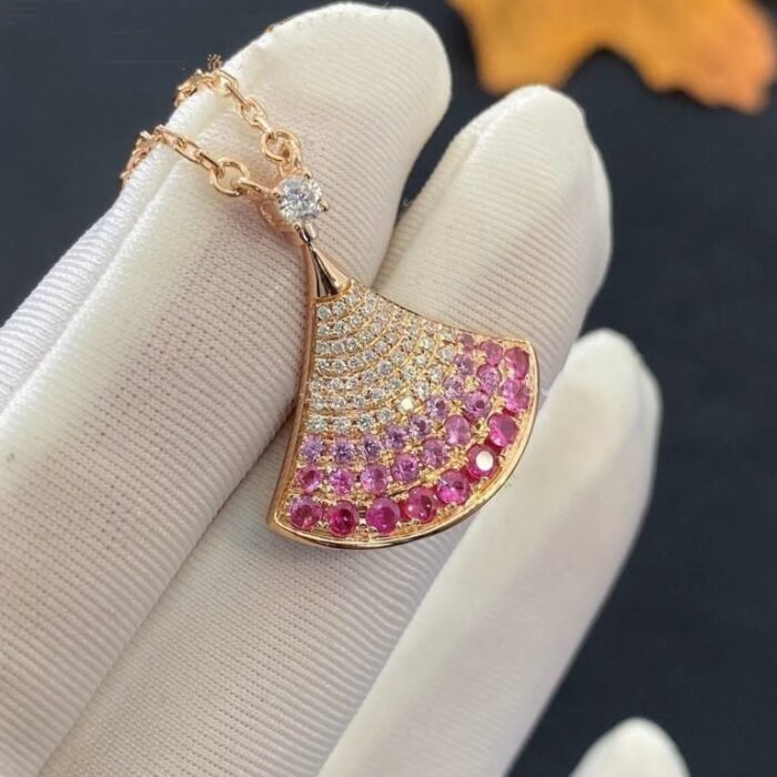 【Valleron Jewelry】DREAM NECKLACE PINK GOLD PINK DIAMOND - Image 3
