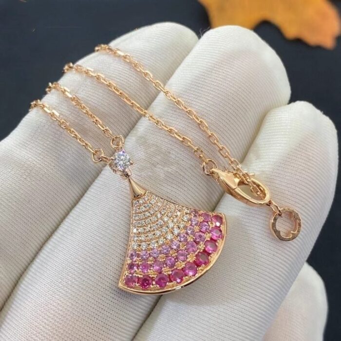 【Valleron Jewelry】DREAM NECKLACE PINK GOLD PINK DIAMOND - Image 5