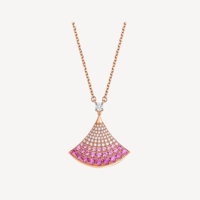 【Valleron Jewelry】DREAM NECKLACE PINK GOLD PINK DIAMOND - Image 1
