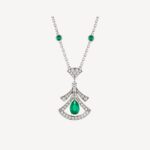 【Valeron Jewelry】DREAM NECKLACE MALACHITE DIAMOND SILVER