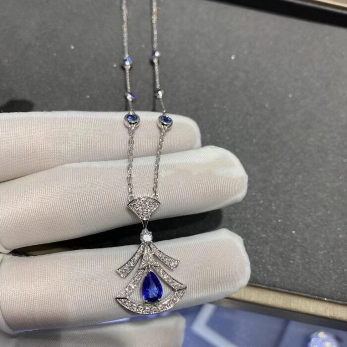 【Valerone Jewelry】DREAM NECKLACE AGATE DIAMOND SILVER - Image 4
