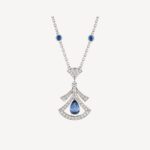 【Valerone Jewelry】DREAM NECKLACE AGATE DIAMOND SILVER
