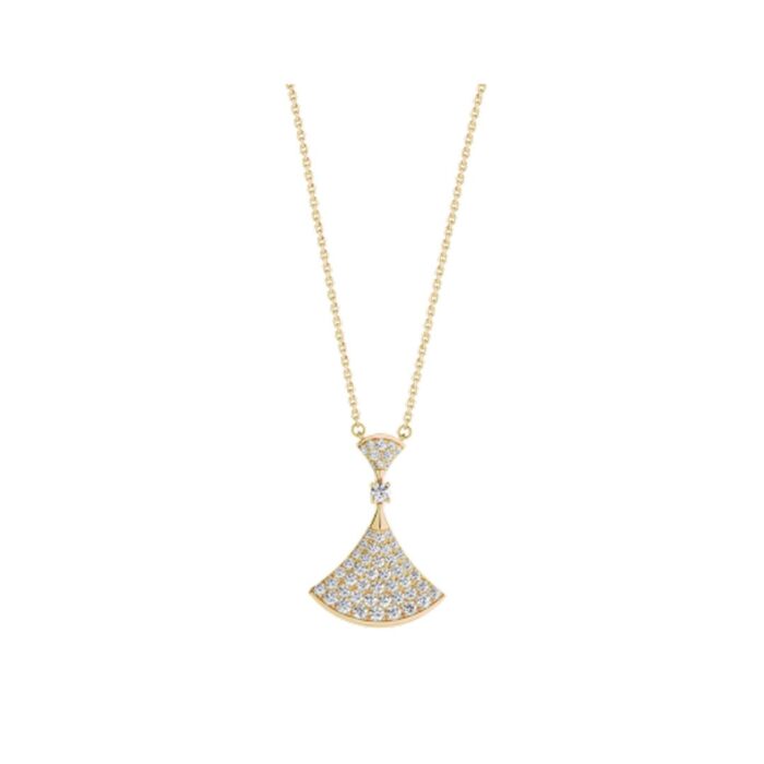 【Valleron Jewelry】DREAM NECKLACE GOLD FULL DIAMOND - Image 1