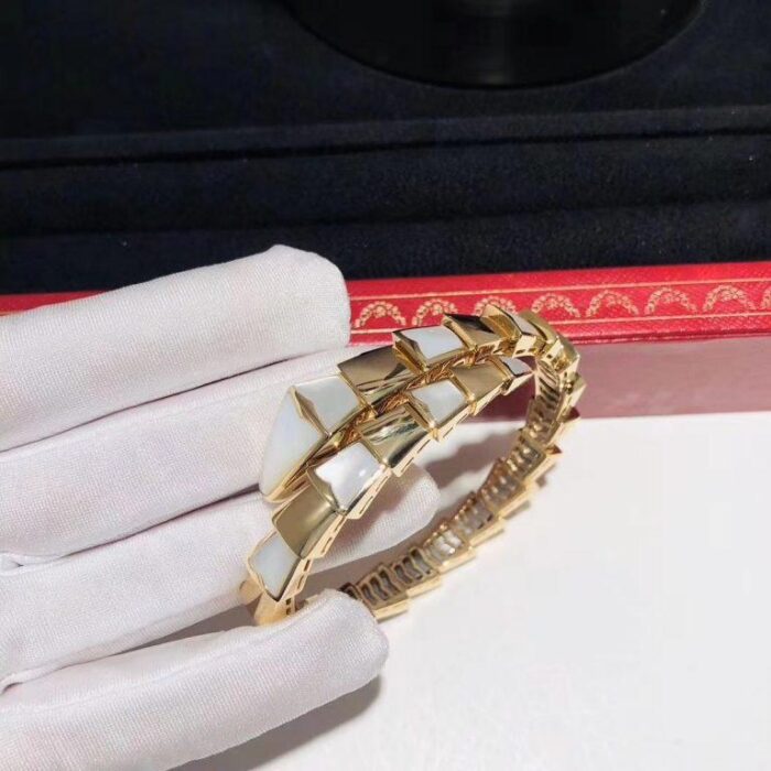 【Valeron Jewelry】SERPENTI BRACELET MOP GOLD - Image 6
