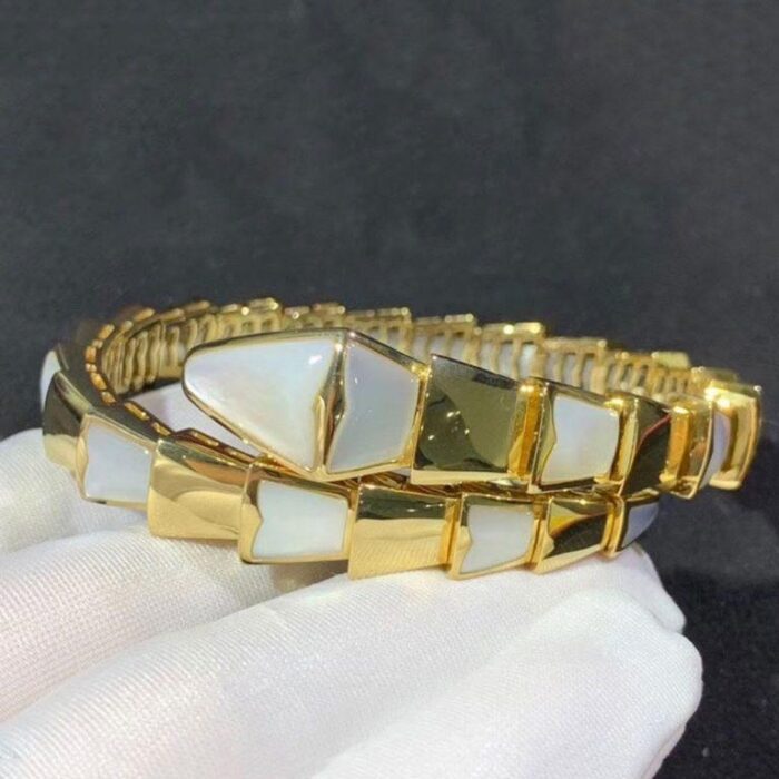 【Valeron Jewelry】SERPENTI BRACELET MOP GOLD - Image 2