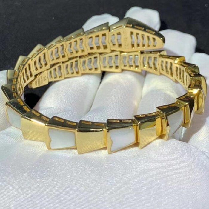 【Valeron Jewelry】SERPENTI BRACELET MOP GOLD - Image 8