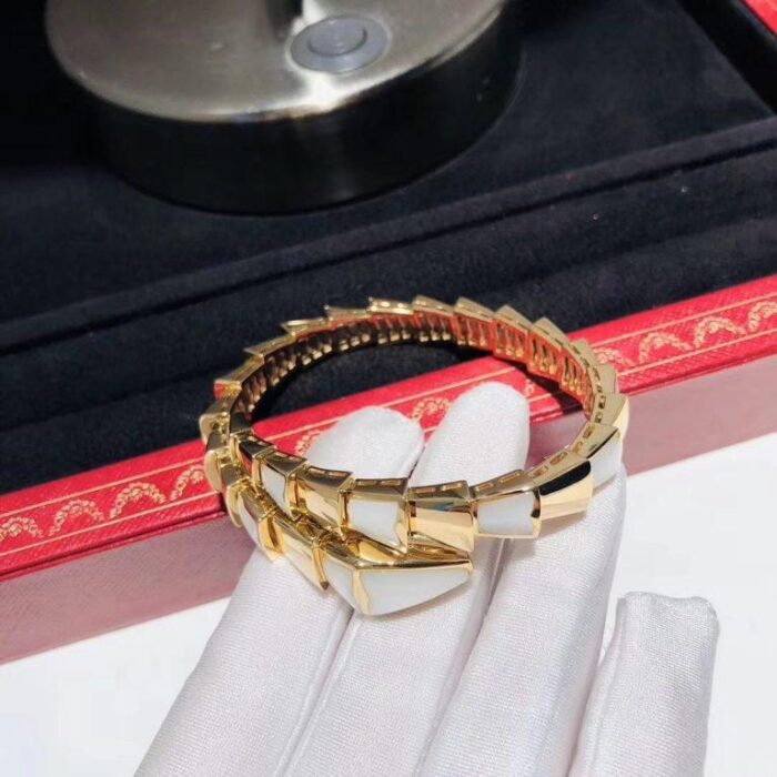 【Valeron Jewelry】SERPENTI BRACELET MOP GOLD - Image 5