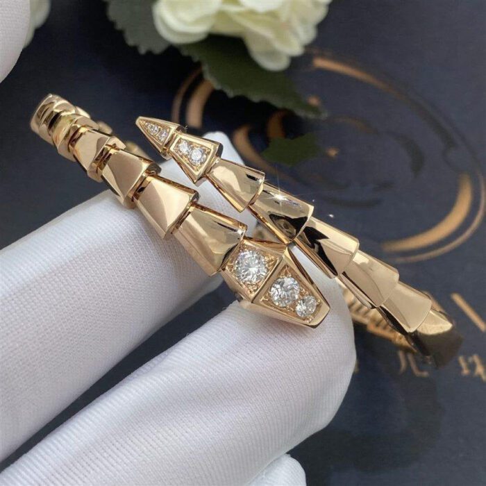 【Valeron Jewelry】SERPENTI BRACELET DIAMONDS PINK GOLD - Image 7