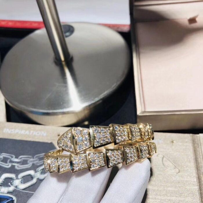 【Valeron Jewelry】SERPENTI BRACELET 8MM GOLD DIAMOND - Image 7