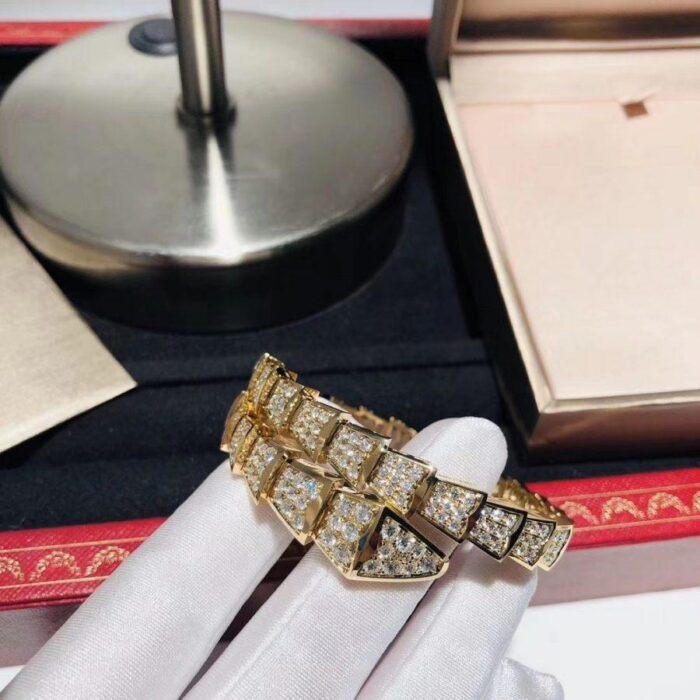 【Valeron Jewelry】SERPENTI BRACELET 8MM GOLD DIAMOND - Image 5