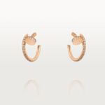 【Valeron Jewelry】JUSTE EARRINGS 12.75MM PINK GOLD DIAMOND - Image 2