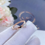 【Valeron Jewelry】BEE LOVE RING PINK GOLD 1 DIAMOND - Image 3