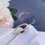 【Valeron Jewelry】BEE LOVE RING PINK GOLD 1 DIAMOND - Image 2