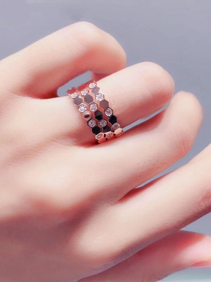 【Valeron Jewelry】BEE LOVE RING PINK GOLD DIAMOND - Image 6