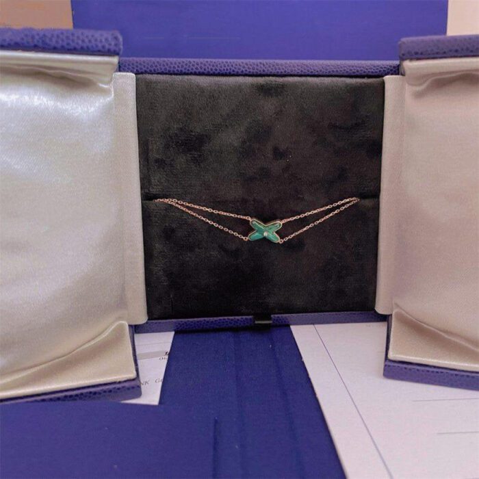 【Valeron Jewelry】JEUX BRACELET MALACHITE PINK GOLD 1 DIAMOND - Image 3