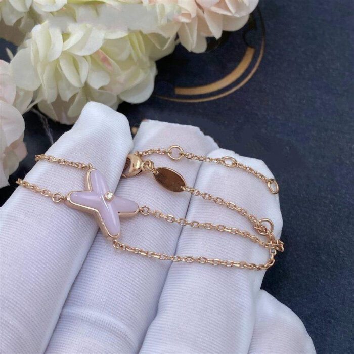【Valeron Jewelry】JEUX BRACELET PINK MOP PINK GOLD 1 DIAMOND - Image 3