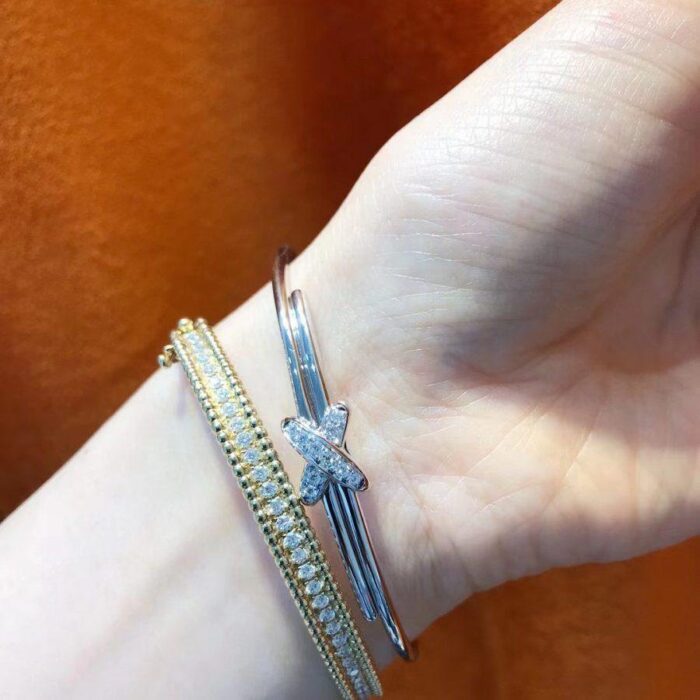 [Valeron Jewelry] JEUX DE BRACELET SILVER DIAMONDS - Image 4