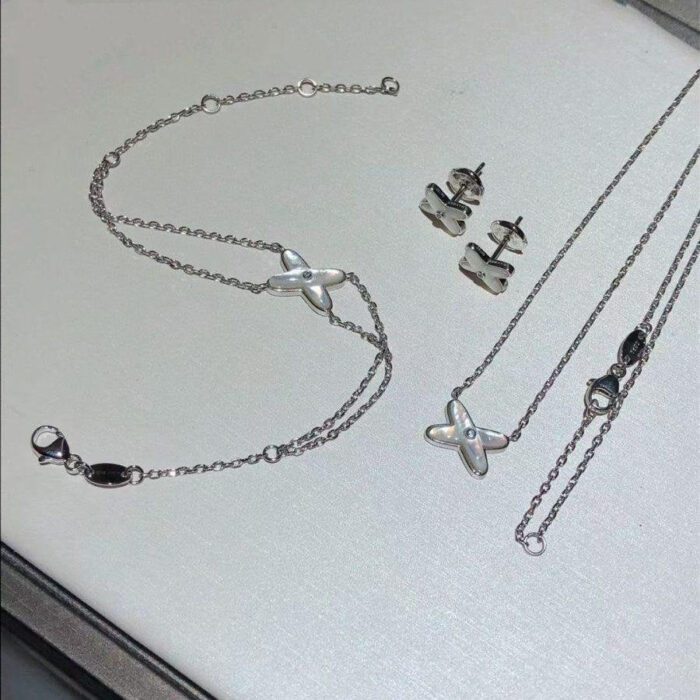 【Valeron Jewelry】JEUX BRACELET WHITE MOP SILVER 1 DIAMOND - Image 4