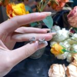 【Valeron Jewelry】JEUX DE SILVER DIAMOND EARRINGS - Image 2